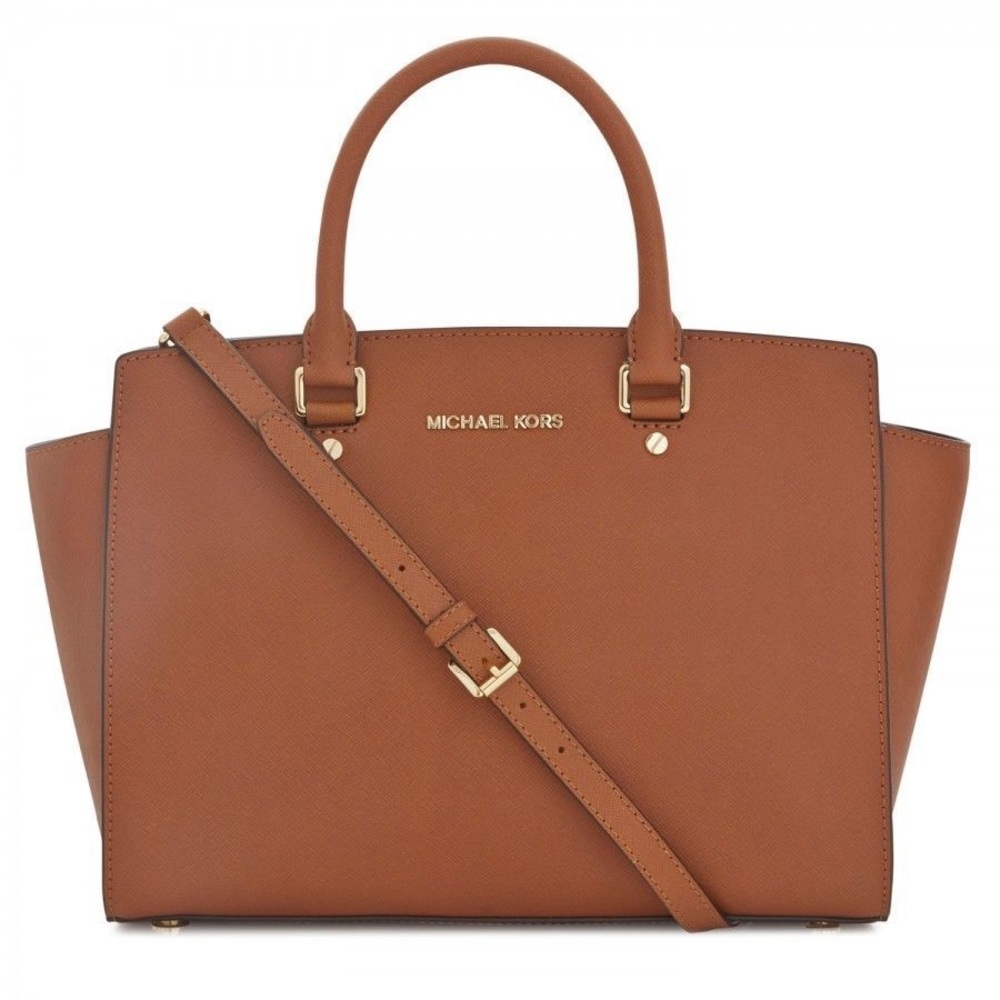 Michael Kors Tan Medium Selma Satchel